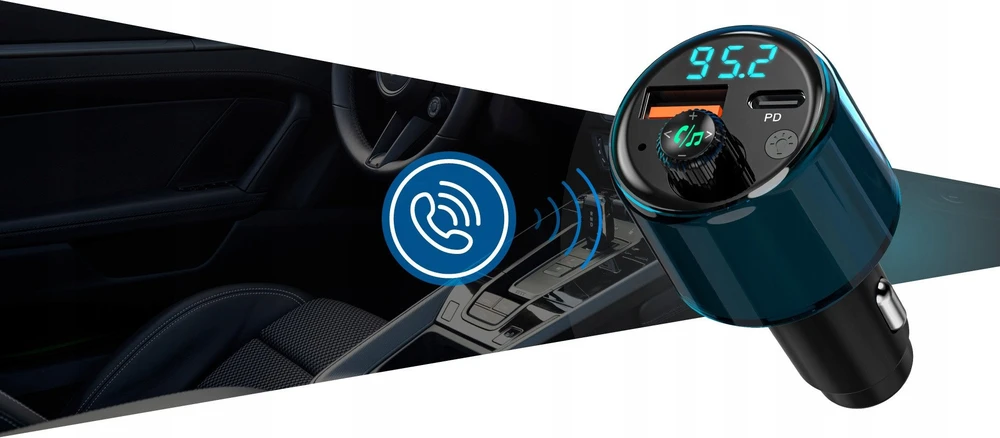 Navitel | Daugiafunkcis FM siųstuvas | BHF05 MAX | USB jungtis | „Bluetooth“