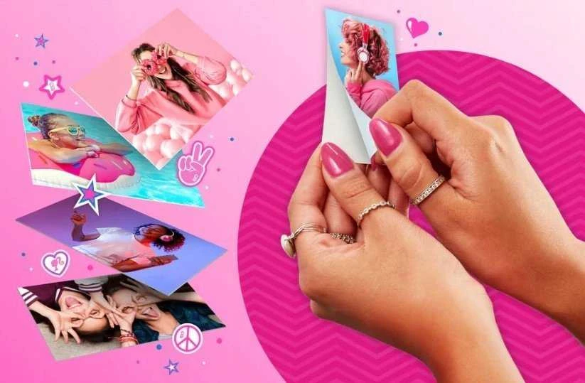spausdintuvas nuotraukoms Kodak spausdintuvas Bluetooth Do Zdjęć Natychmiastowych Zink / Step Slim Barbie