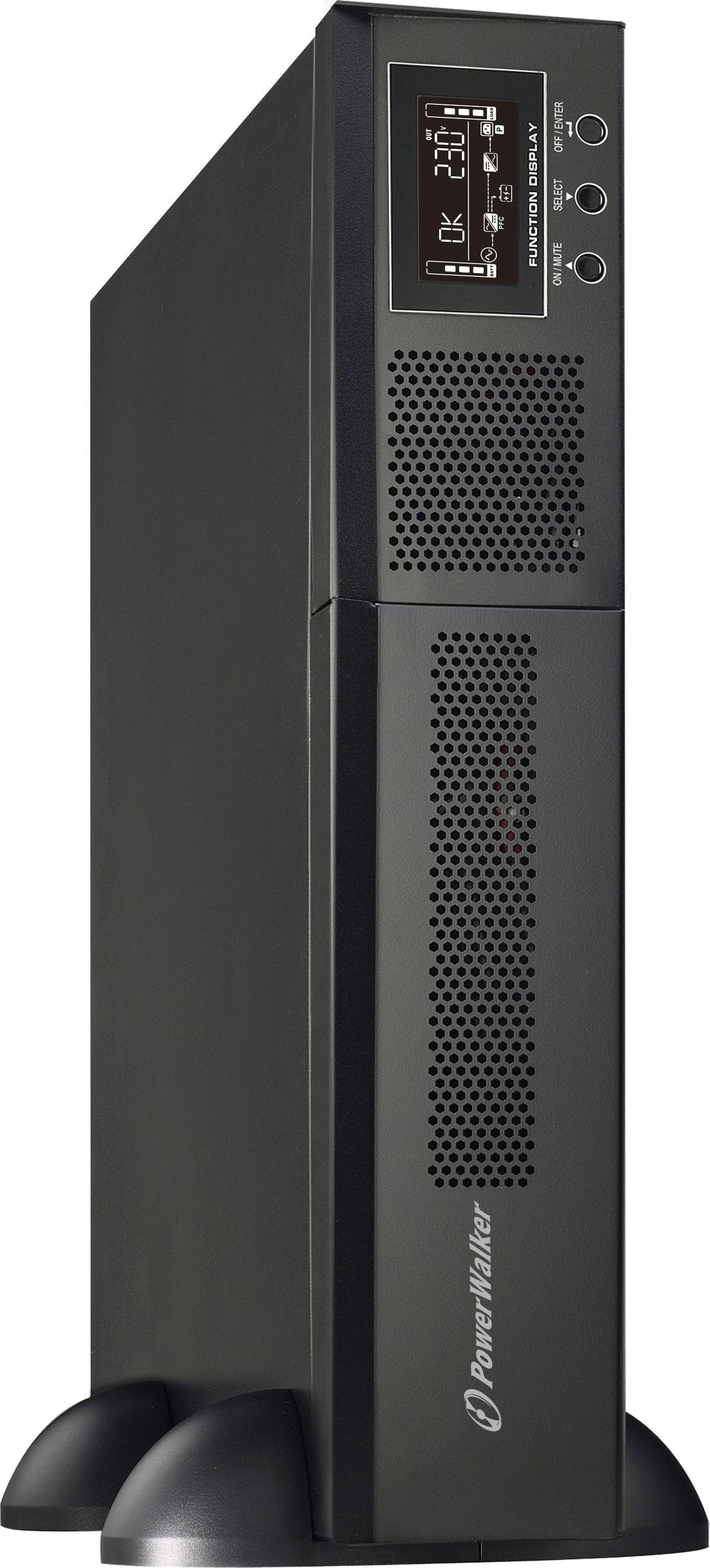 Power Walker PowerWalker UPS ON-LINE 1500VA PF1.0 8X IEC OUT, USB/RS-232, LCD, RACK 19''/TOWE