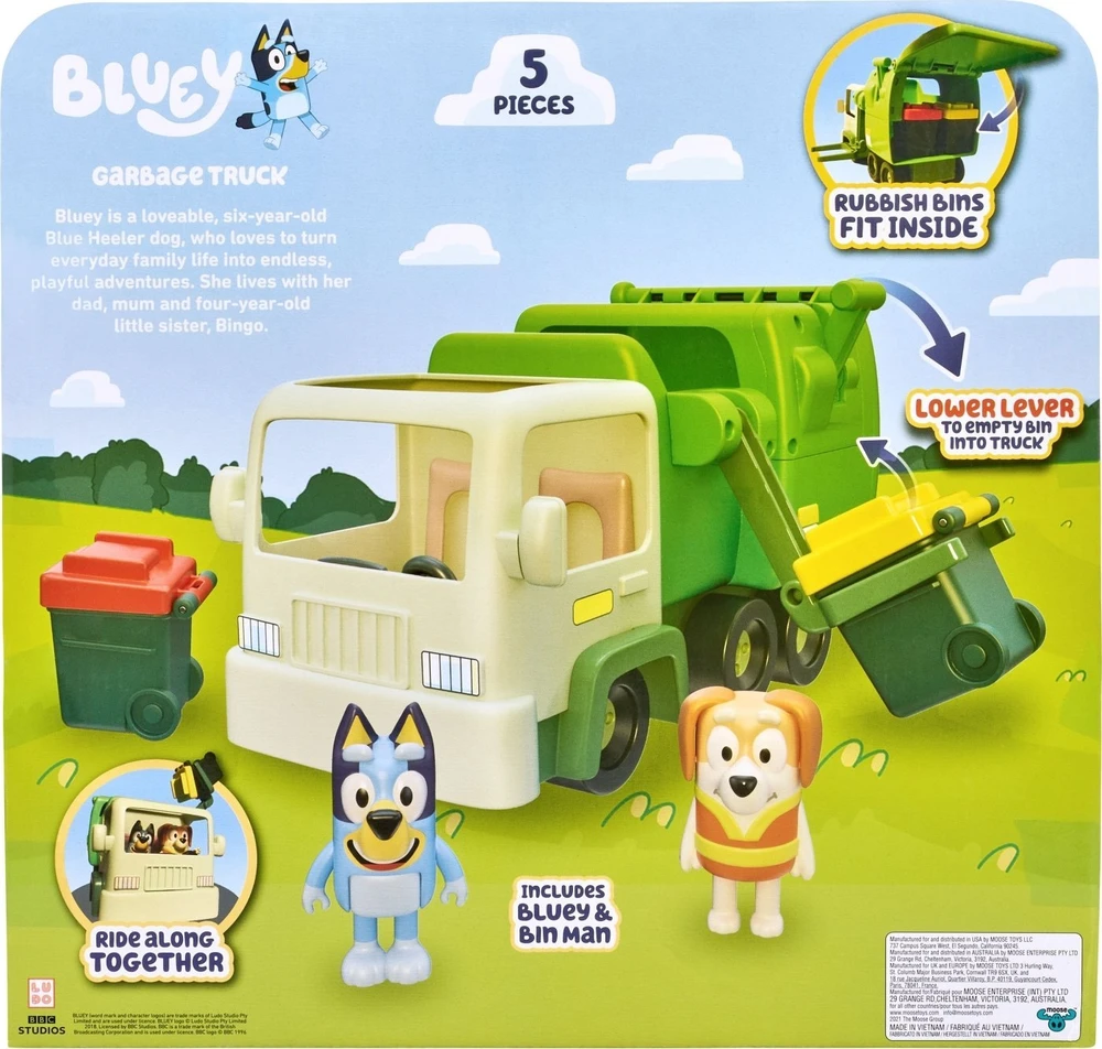 Bluey - Bluey šiukšliavežė - (90123)