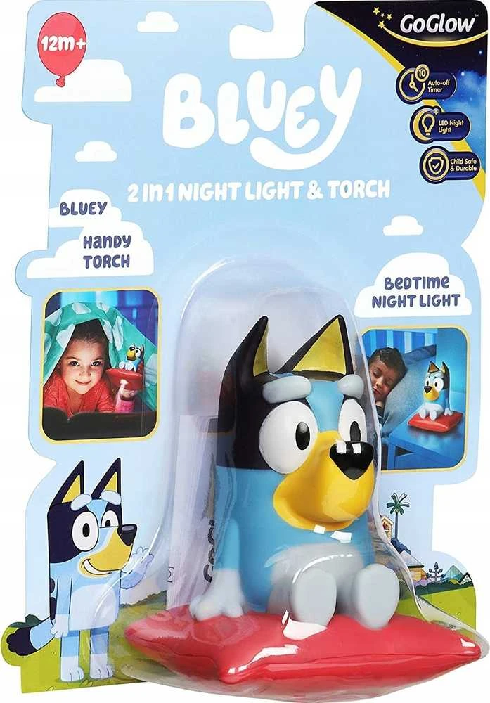 „Bluey“ – „GoGlow Buddy“ naktinė lemputė ir žibintuvėlis (10039)