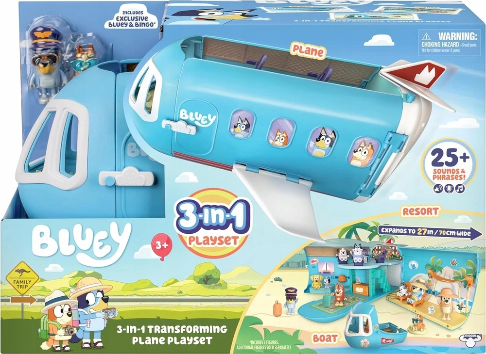 Bluey - Bluey pabėgimo transformuojamas lėktuvas (90261)