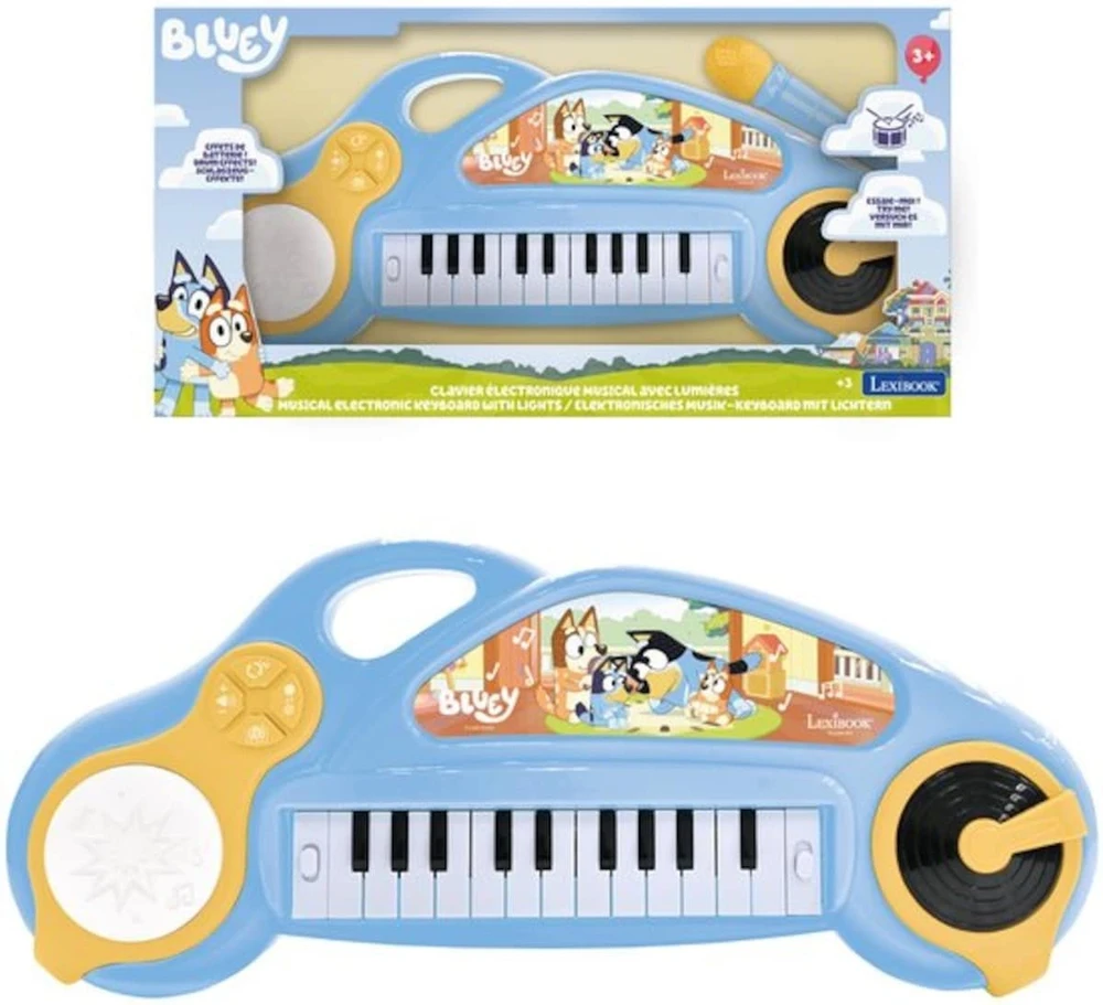 BLUEY – Elektroninė klaviatūra su šviesomis (89030)