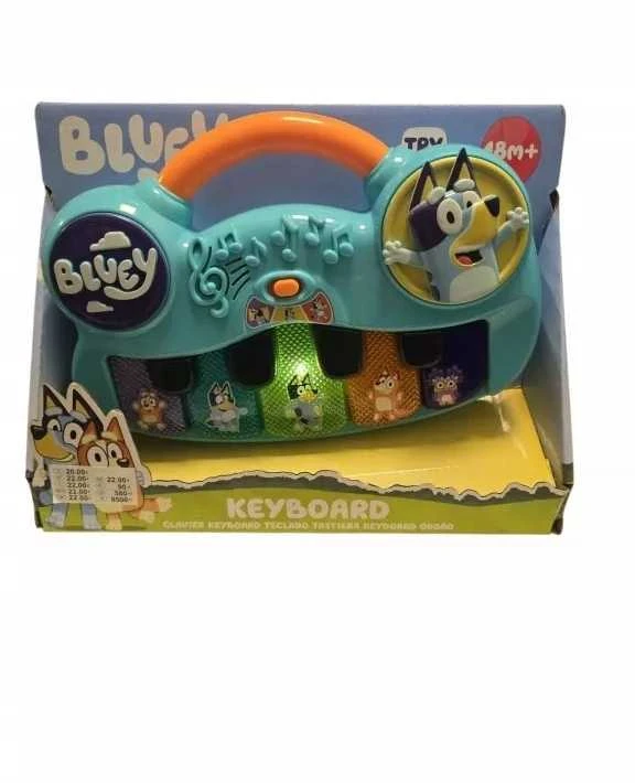 Bluey nešiojama muzikinė klaviatūra vaikams