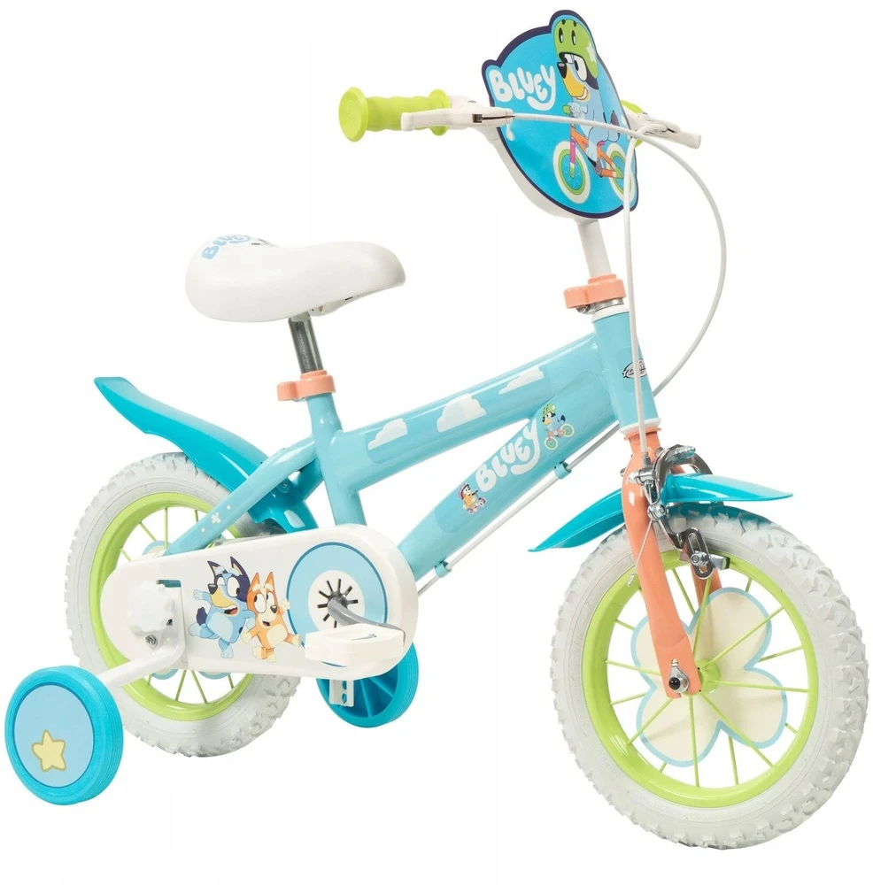 TOIMSA children's bicycle Bluey 12” Mėlyna and lime mėlynas