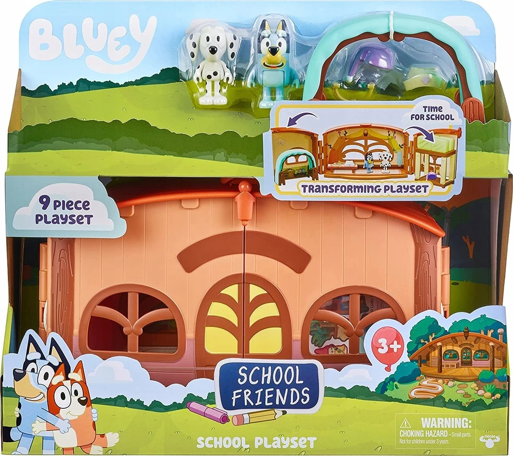 „Bluey“ – „Schoolxa0 Friends“ teminis mokyklos žaidimų rinkinys (90175)