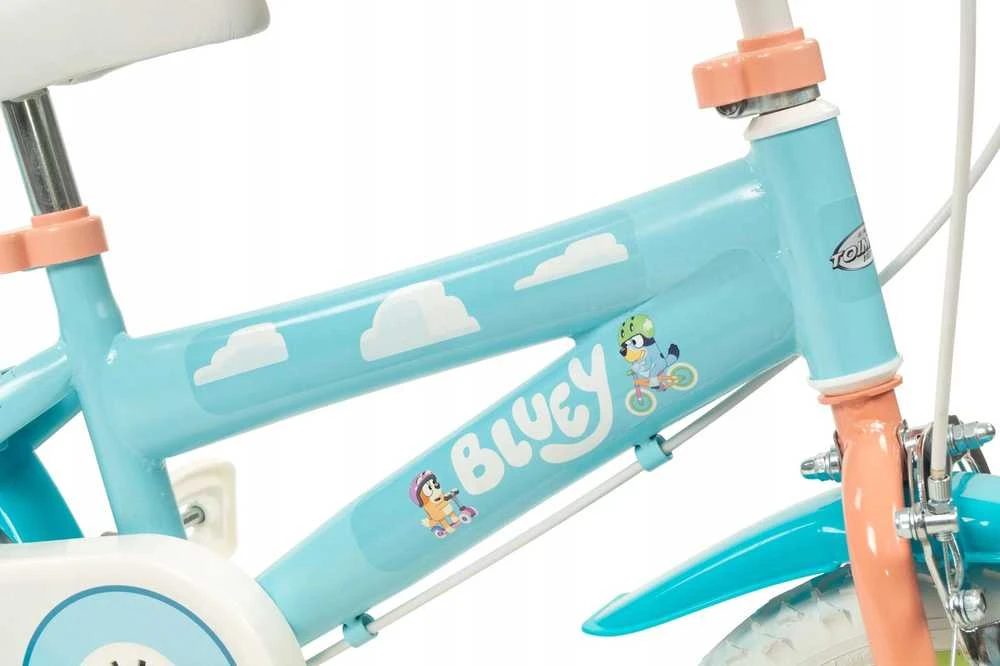 TOIMSA children's bicycle Bluey 12” Mėlyna and lime mėlynas