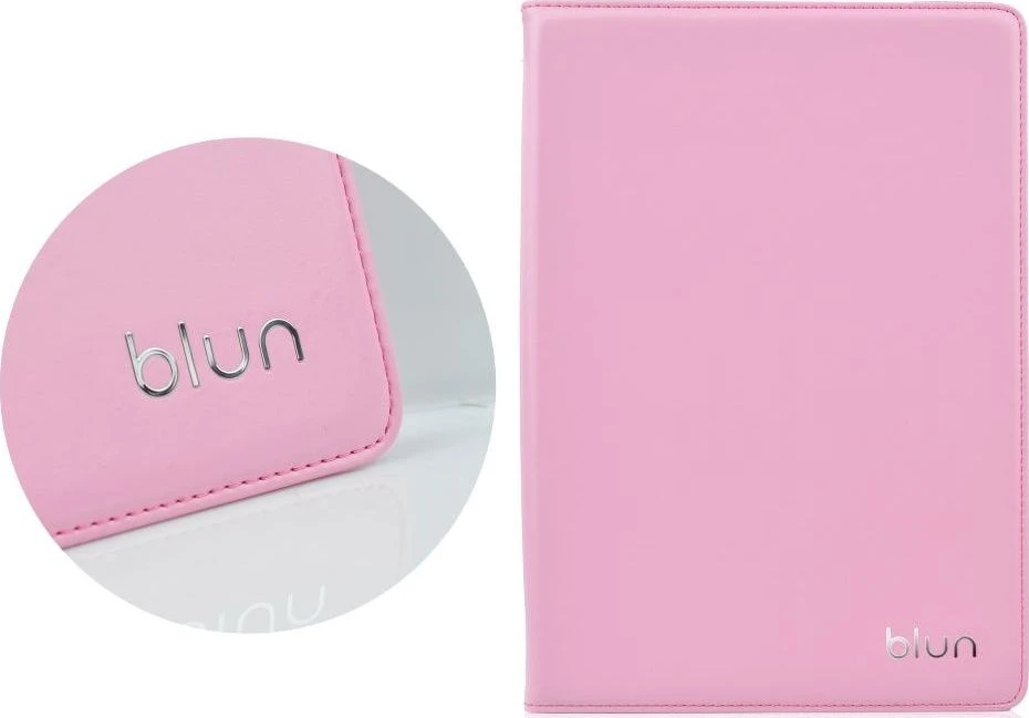 Oem BLUN universalus dėklas planšetiniams kompiuteriams 8" (UNT) rožinis