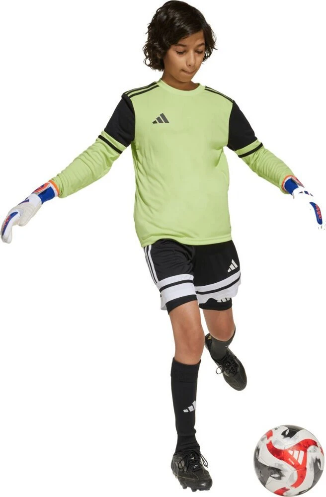 Marškinėliai bramkarska vaikams adidas Squadra 25 Long Sleeve limonkowa JJ1940 (128cm)