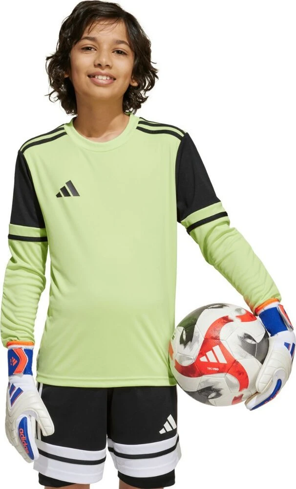 Marškinėliai bramkarska vaikams adidas Squadra 25 Long Sleeve limonkowa JJ1940 (128cm)