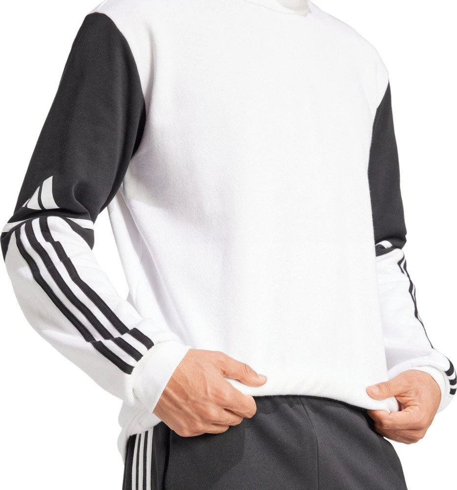 Bluza vyriška adidas Squadra 25 Sweat Crew balta ir-juoda JD2959 (S)