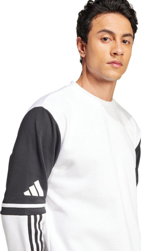 Bluza vyriška adidas Squadra 25 Sweat Crew balta ir-juoda JD2959 (S)