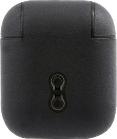 Apple AirPods BMW Cover Geniune Leather Sidabrinis Logo (BMA2SSLNA) ausinių dėklas mėlynos spalvos