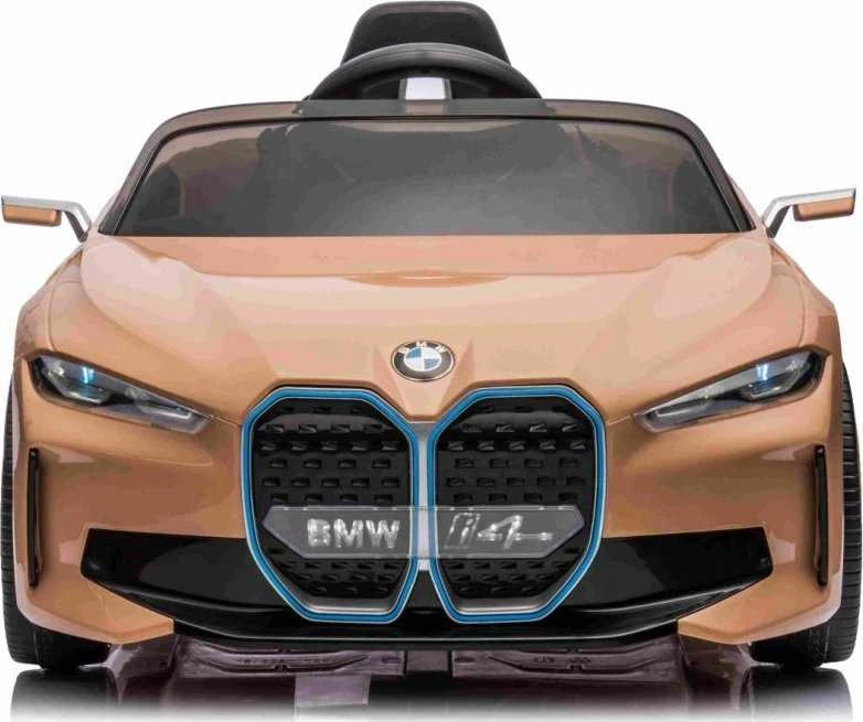 Elektrinė mašina vaikams BMW I4 aukso spalvos