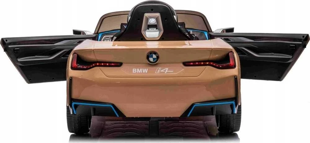 Elektrinė mašina vaikams BMW I4 aukso spalvos