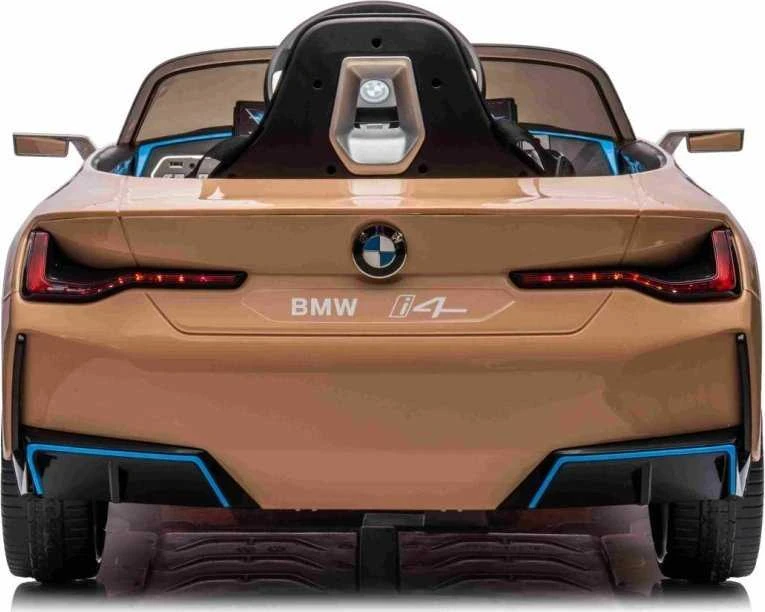 Elektrinė mašina vaikams BMW I4 aukso spalvos