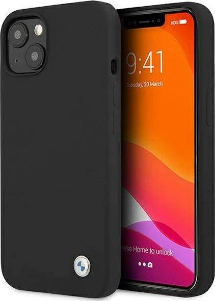 Dėklas BMW Silicone Signature Case for iPhone 13 - Juodas