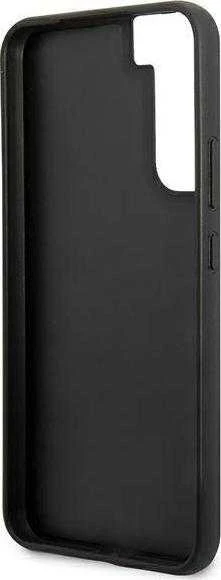 Samsung Galaxy S22 Plus BMW dėklas M Collection Triangles (BMHCS22MPUCARTCBK) juodos spalvos