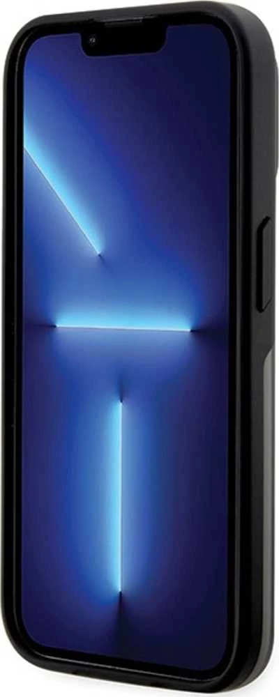Dėklas BMW BMHMP14LDSLK Apple iPhone 14 Pro 6.1″ juodos spalvos kietas dėklas Signature MagSafe
