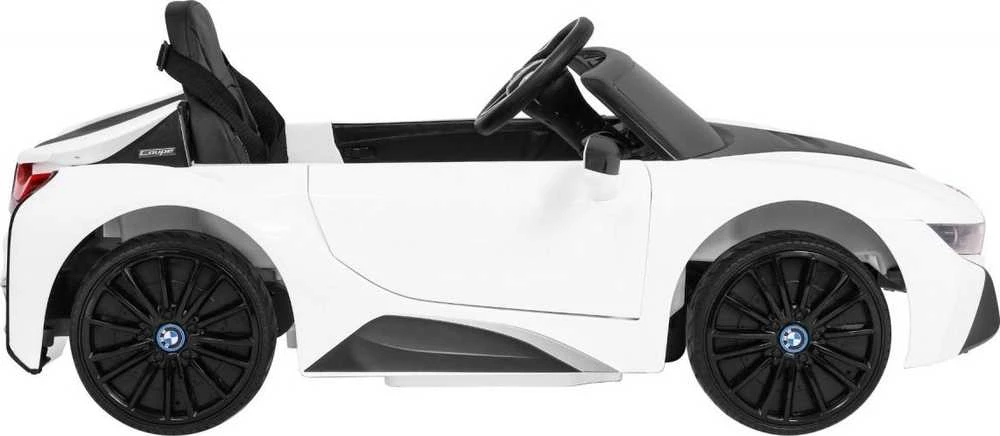Ramiz Elektrinė mašina vaikams BMW I8 LIFT baltos spalvos