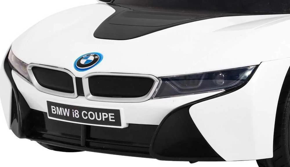 Ramiz Elektrinė mašina vaikams BMW I8 LIFT baltos spalvos