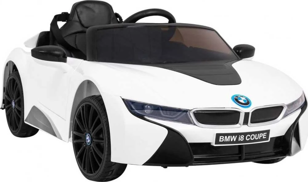 Ramiz Elektrinė mašina vaikams BMW I8 LIFT baltos spalvos