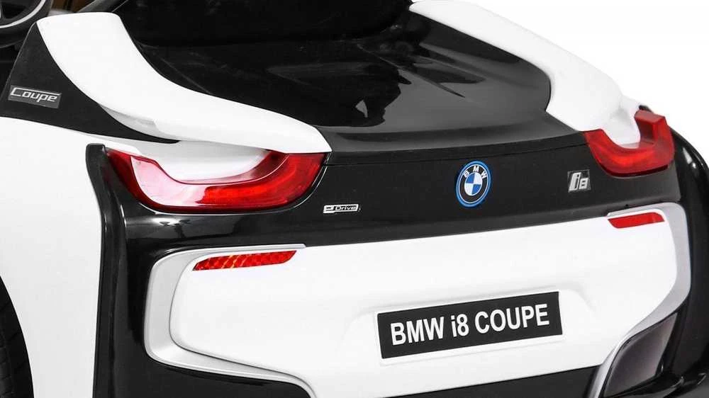 Ramiz Elektrinė mašina vaikams BMW I8 LIFT baltos spalvos