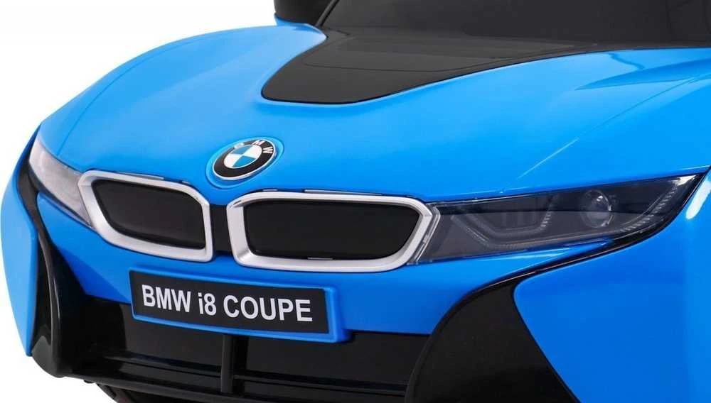 Ramiz Elektrinė mašina vaikams BMW I8 LIFT mėlynos spalvos