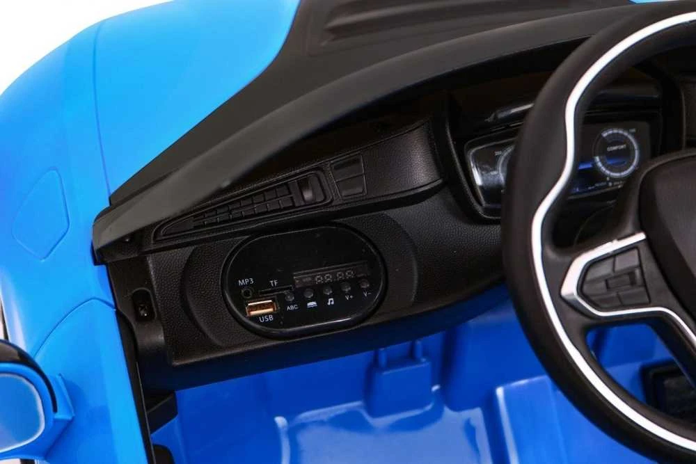 Ramiz Elektrinė mašina vaikams BMW I8 LIFT mėlynos spalvos