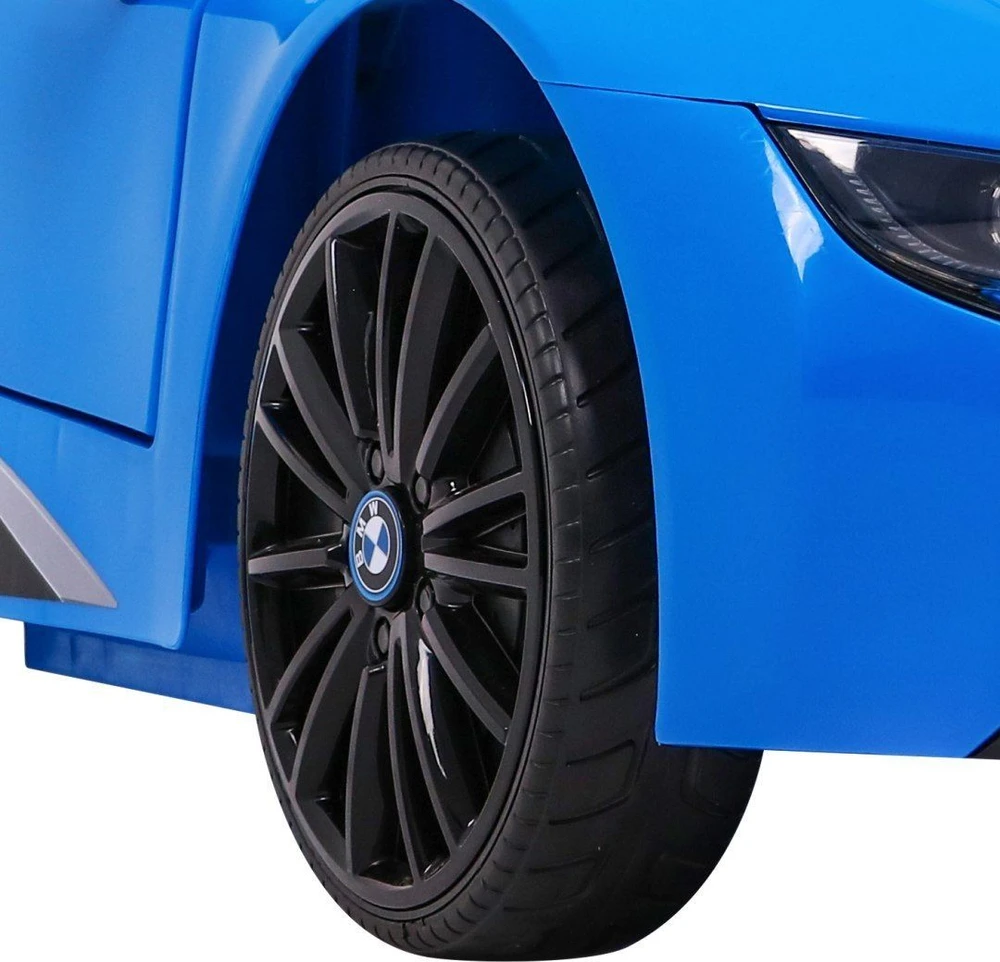 Ramiz Elektrinė mašina vaikams BMW I8 LIFT mėlynos spalvos