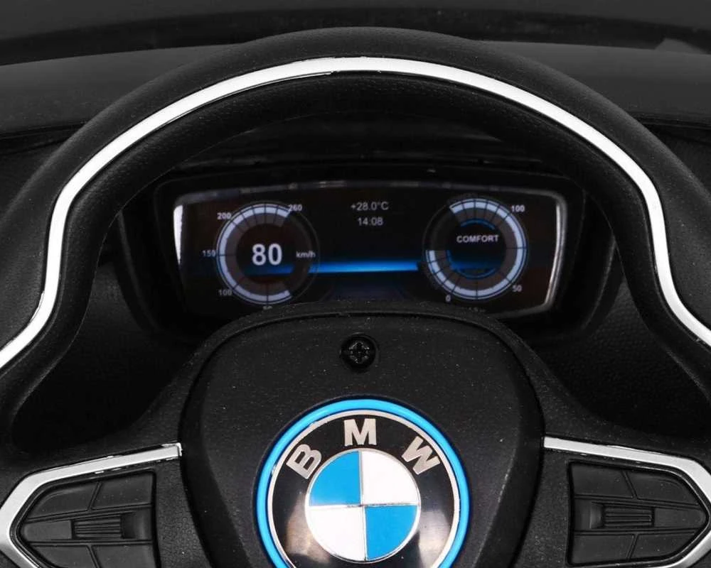 Ramiz Elektrinė mašina vaikams BMW I8 LIFT oranžinės spalvos