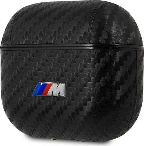 BMW BMA3WMPUCA AirPods 3 dėklas, juodos spalvos, PU Carbon M Collection