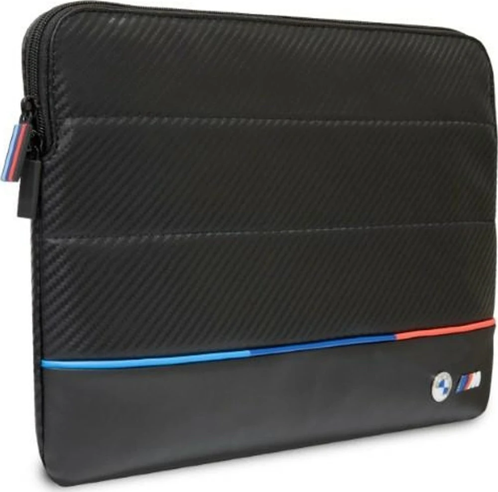 Dėklas kompiuteriui BMW BMCS14PUCARTCBK 14″ juodos spalvos Carbon Tricolor