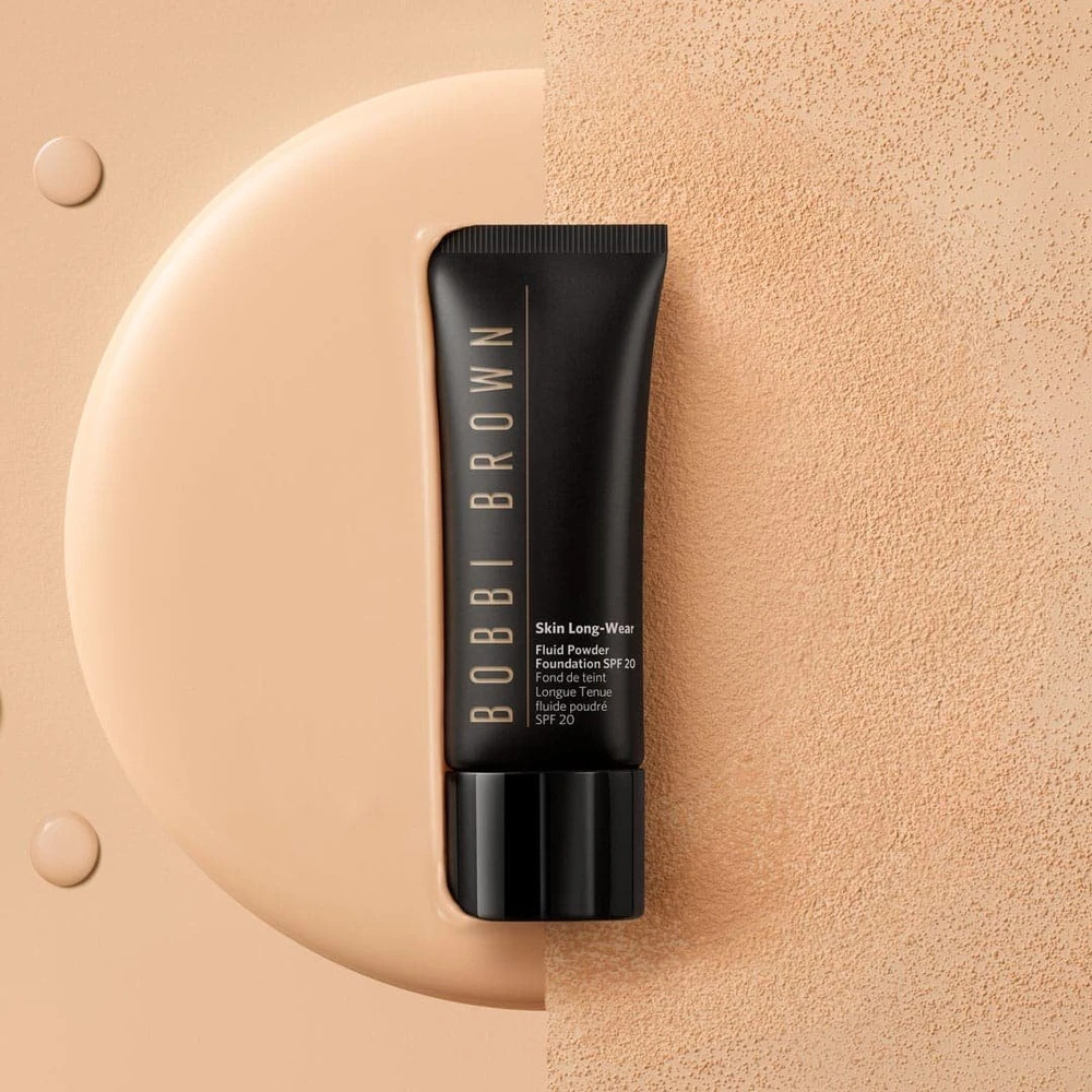 Bobbi Brown Skin Longwear Matte Finish skystas makiažo pagrindas be parabenų C-046 Cool rusvai rudas gelis SPF 20, 40 ml