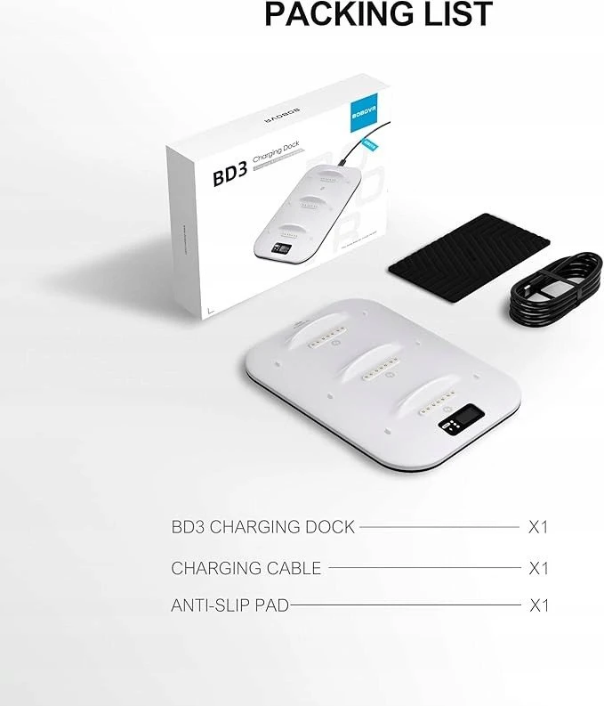 BOBOVR B100 baterijų įkrovimo stotelė BOBOVR BD3