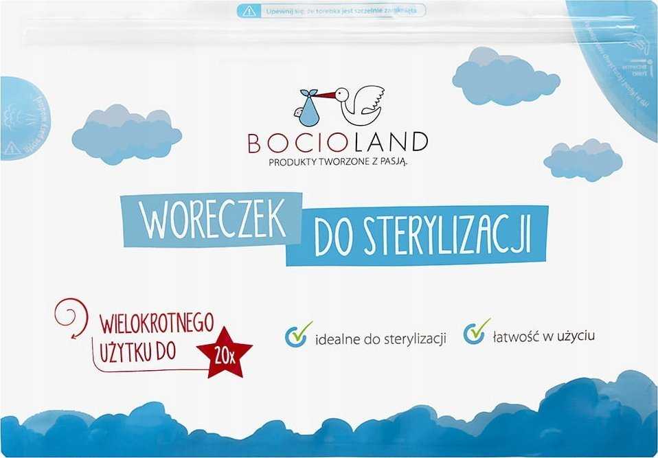 Bocioland sterilizavimo maišeliai mikrobangų krosnelei 5 vnt BL162