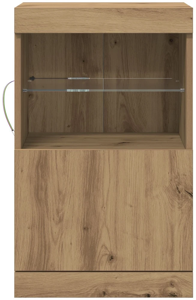 LED Bufetas Amatininkų ąžuolas 41 x 37 x 67 cm Apdirbta mediena