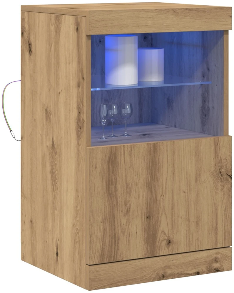 LED Bufetas Amatininkų ąžuolas 41 x 37 x 67 cm Apdirbta mediena