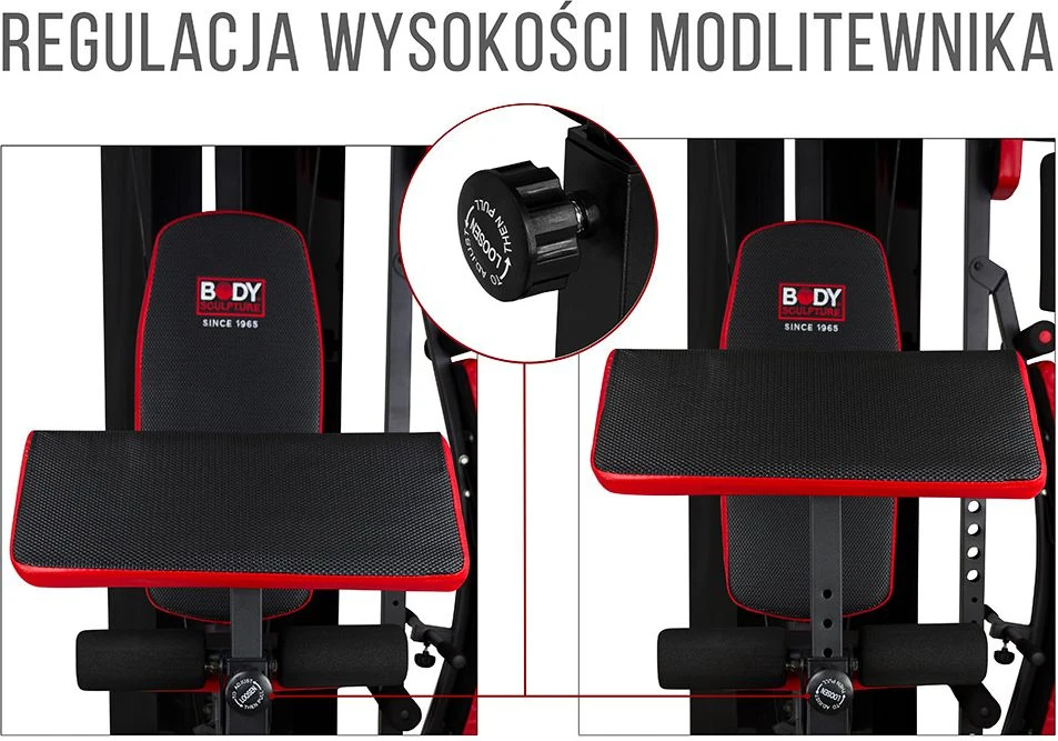 Body Sculpture Daugiafunkcinis treniruoklis PRO BMG 4700 suolas su 66 kg svorių komplektu