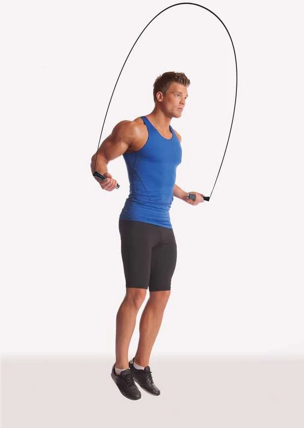 Body Sculpture Šokinėjimo virvė su 2 x 100g svoriais BK 256