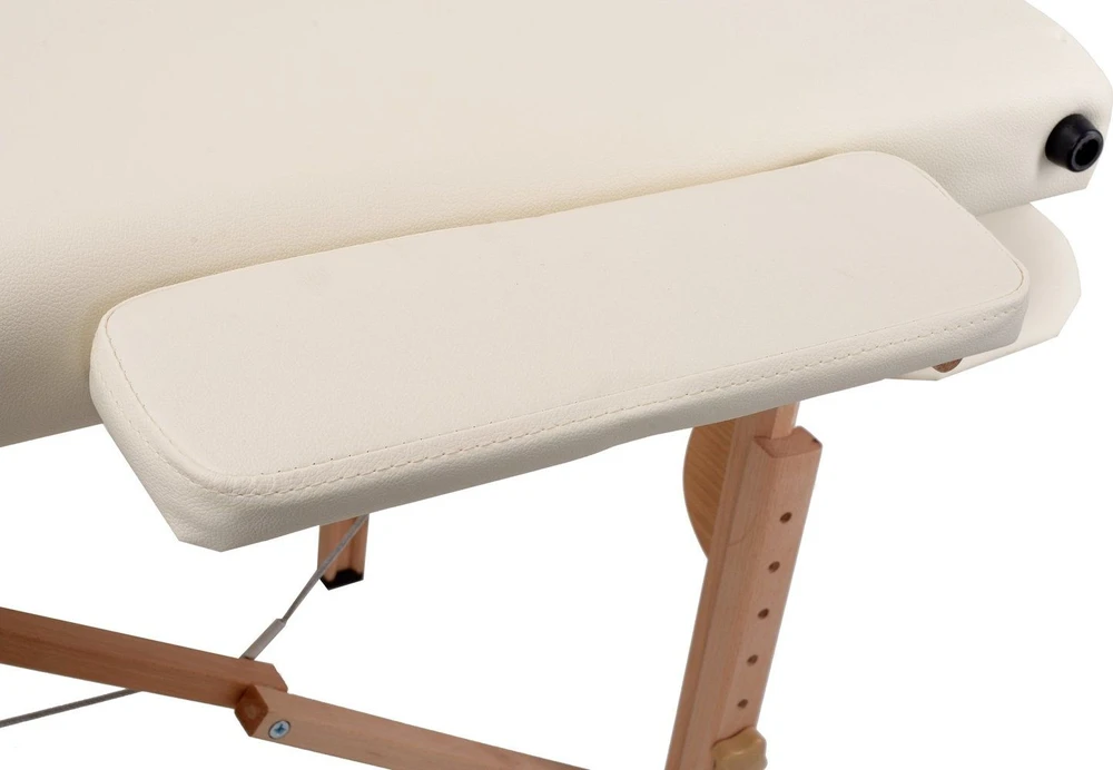 Bodyfit stalas, 2 dalių masažinė lova, medinė XXL (578)