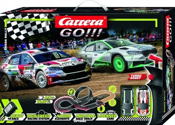 Boffin Tor wyścigowy Carrera GO 62584 Škoda Rally