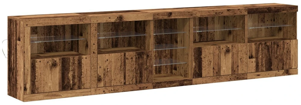 LED Bufetas Senas medis 283 x 37 x 67 cm Apdirbta mediena