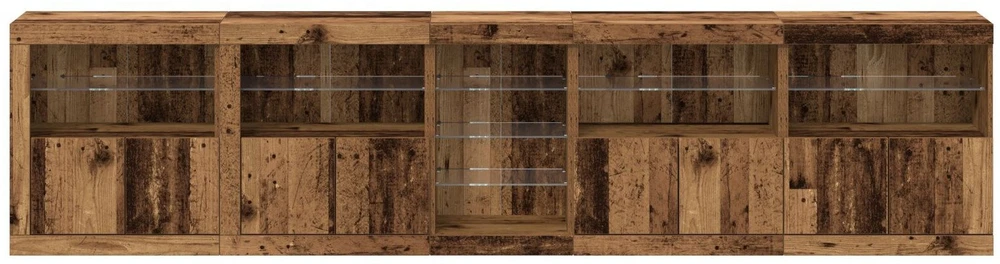 LED Bufetas Senas medis 283 x 37 x 67 cm Apdirbta mediena