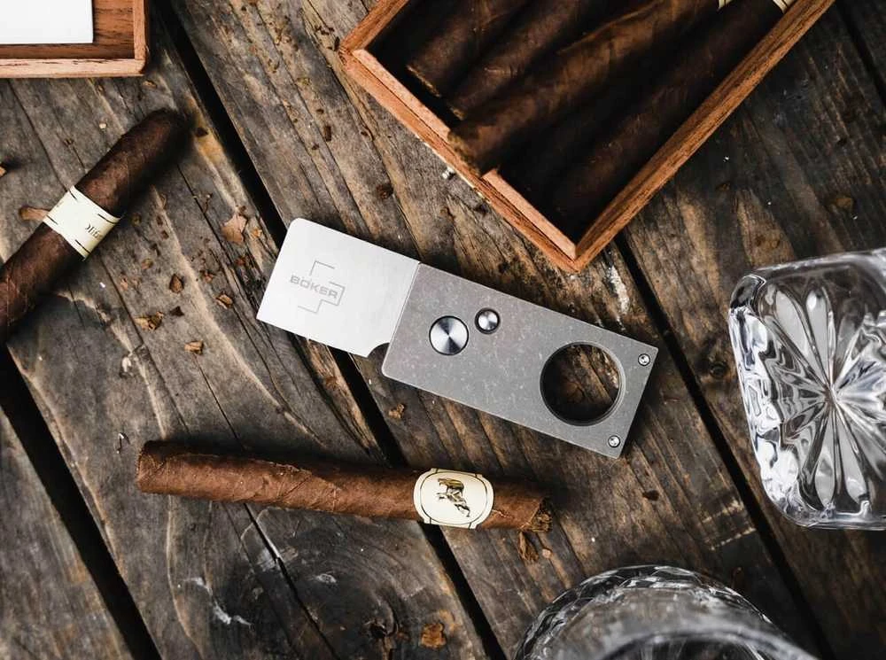 „Boker Plus“ cigarų pjaustytuvas