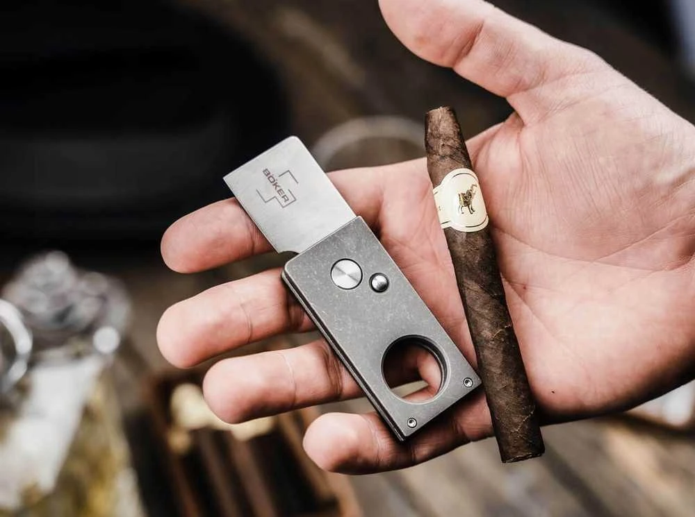 „Boker Plus“ cigarų pjaustytuvas