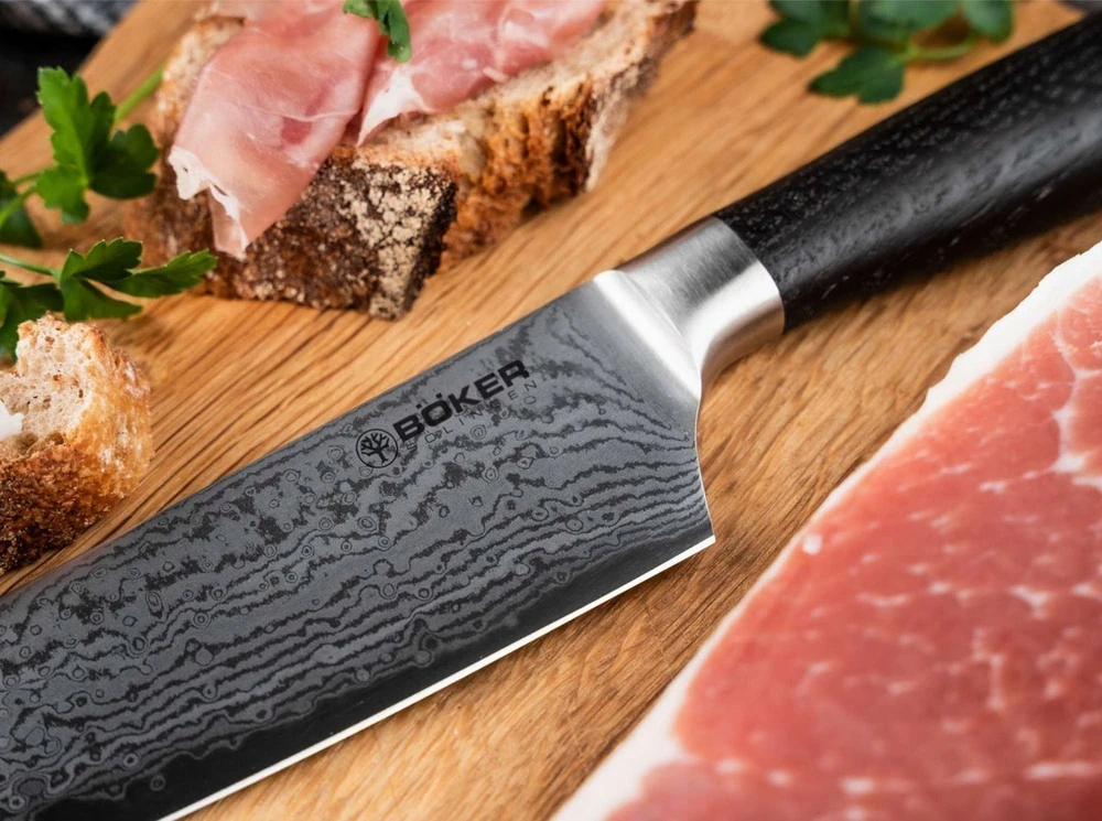 Boker Nóż Boker Meisterklinge Damast Chefs didelis peilis