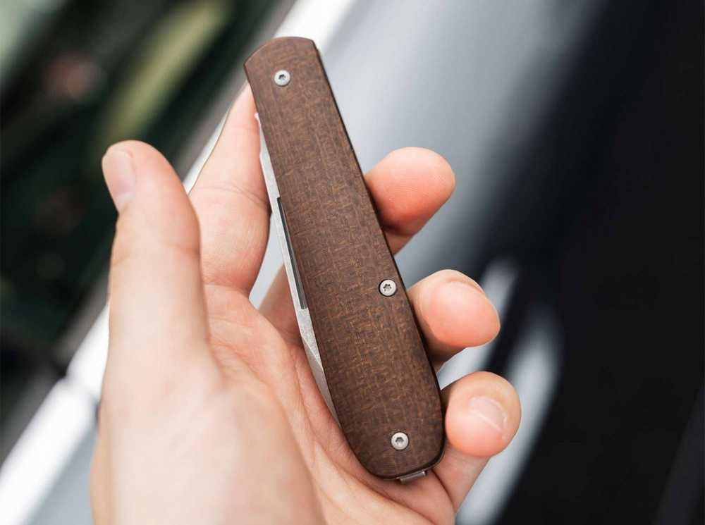 Boker Solingen karsto džiuto Micarta peilis