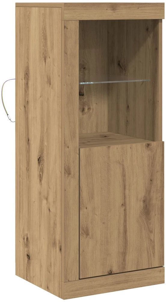 LED Bufetas Ruda 41 x 37 x 100 cm Apdirbta mediena