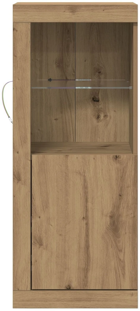 LED Bufetas Ruda 41 x 37 x 100 cm Apdirbta mediena
